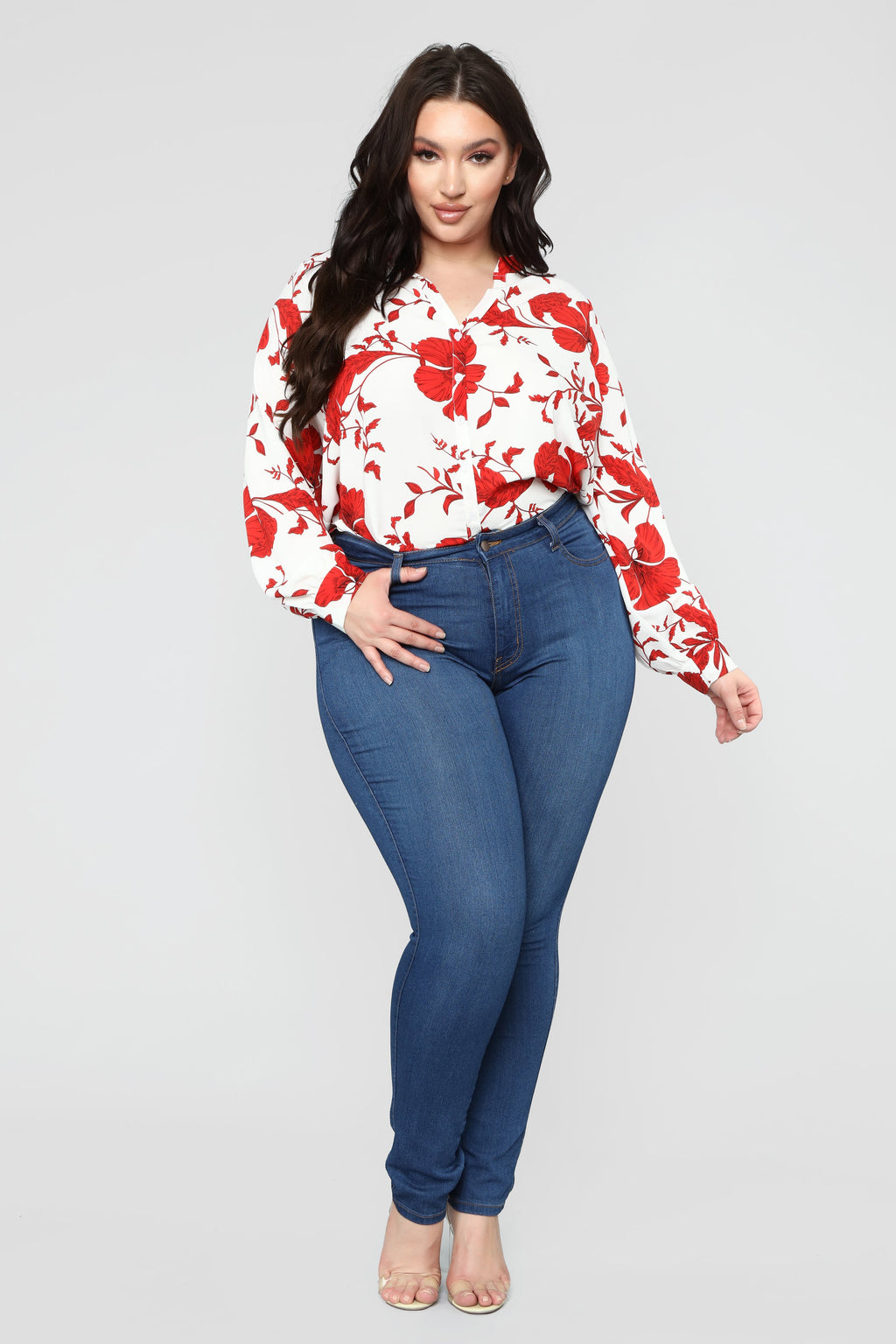 Floral Emotions Top - White/Combo
