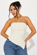 Valerie Asymmetrical Top - Cream
