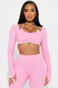 Tennis Club Twofer Active Top - Bubblegum Pink