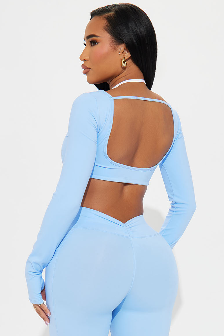 Tennis Club Twofer Active Top - Light Blue