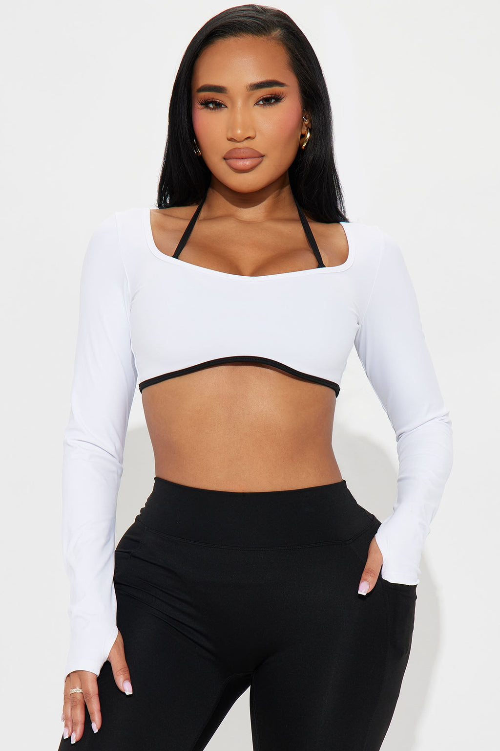 Tennis Club Twofer Active Top - White