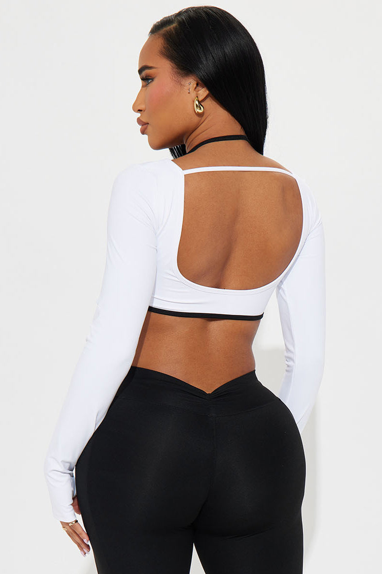 Tennis Club Twofer Active Top - White