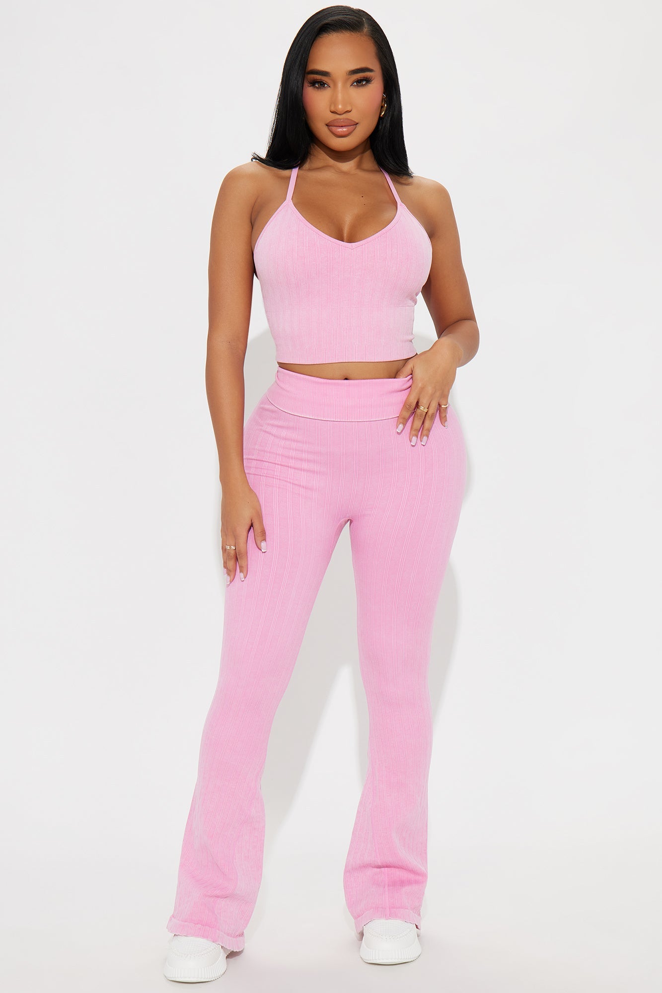 Zen Zest Washed Active Top - Bubblegum Pink