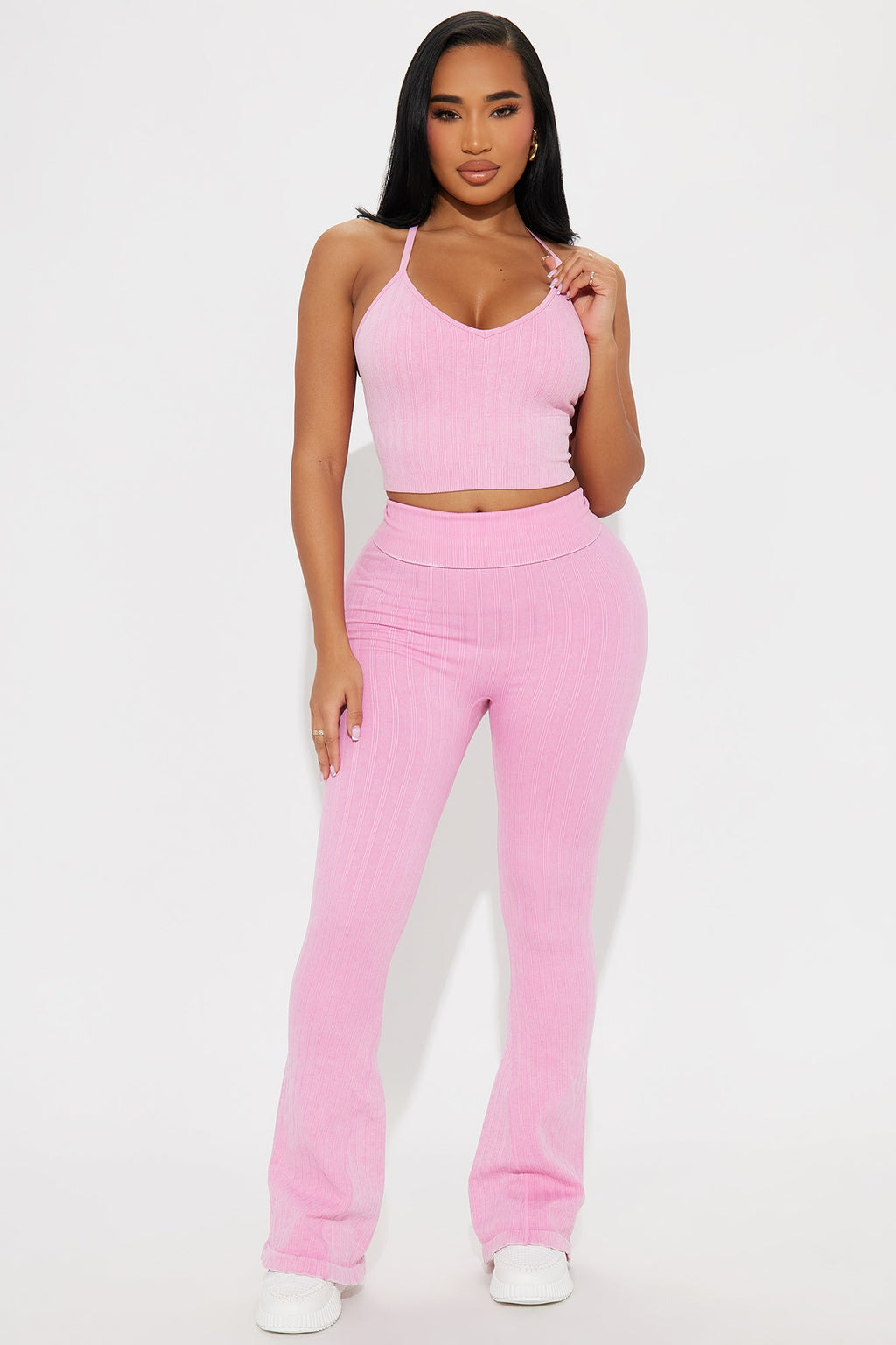 Zen Zest Washed Yoga Pant - Bubblegum Pink