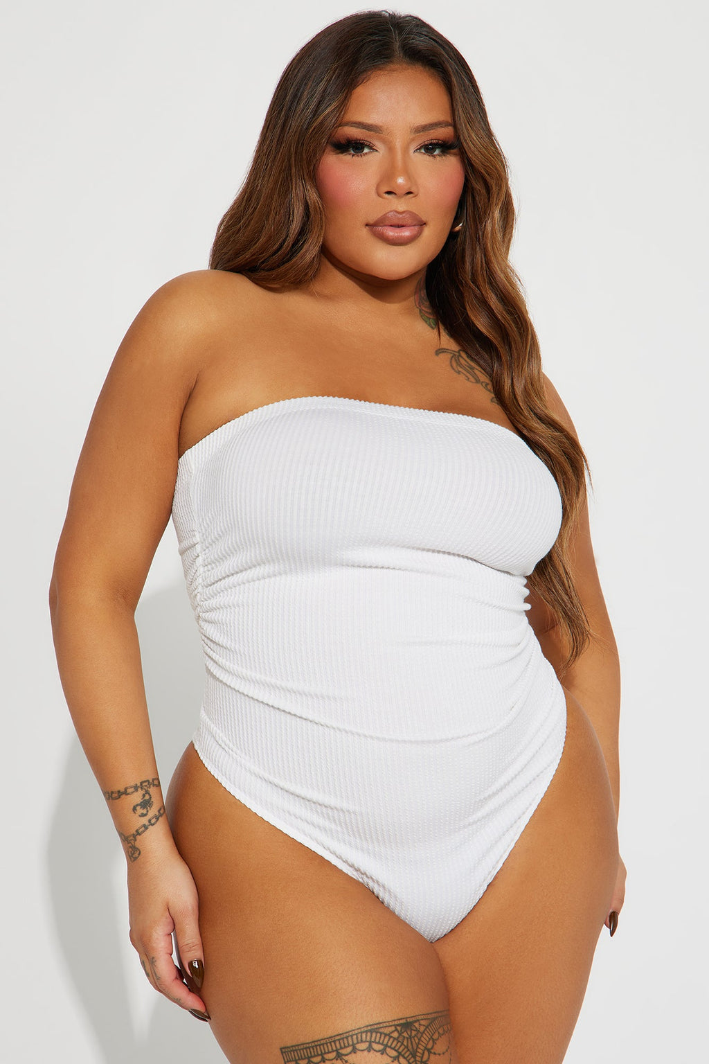 Rylin Ribbed Bodysuit - Ivory