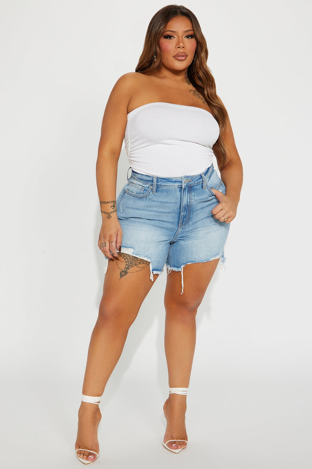 Rylin Ribbed Bodysuit - Ivory