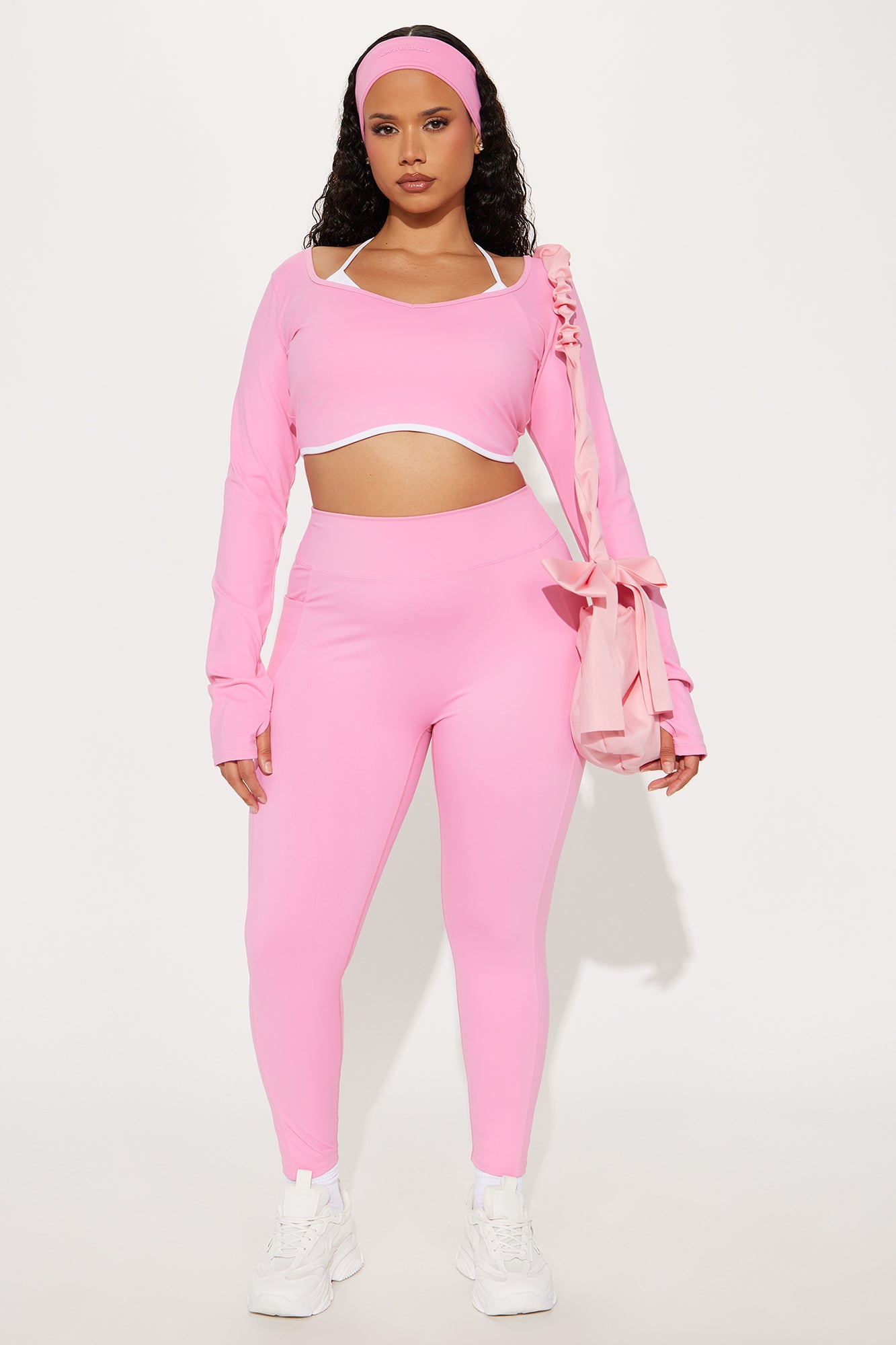Tennis Club Twofer Active Top - Bubblegum Pink