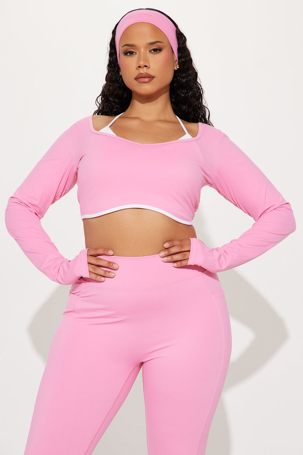 Tennis Club Twofer Active Top - Bubblegum Pink