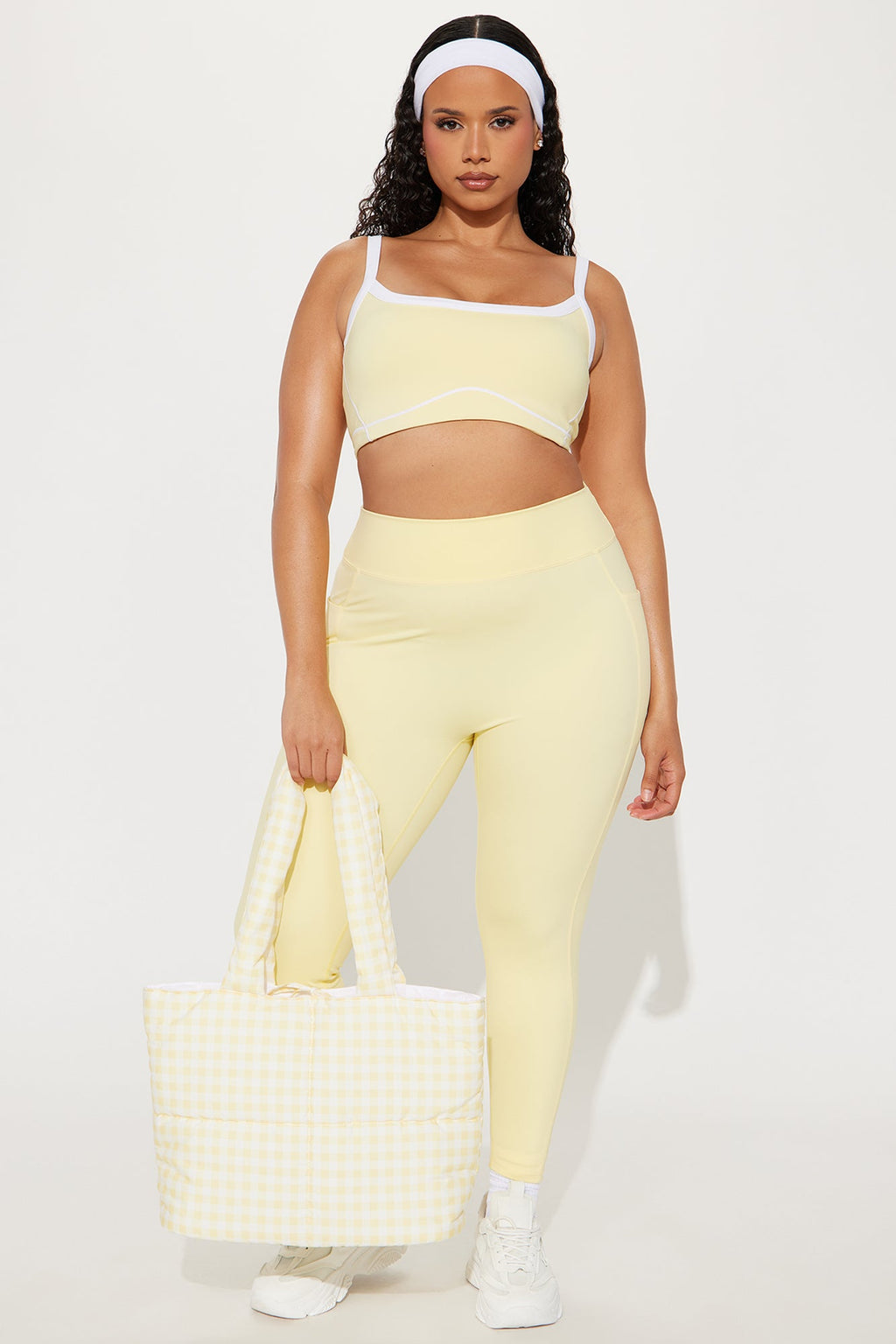 You Got Served Sports Bra - Butter Yellow