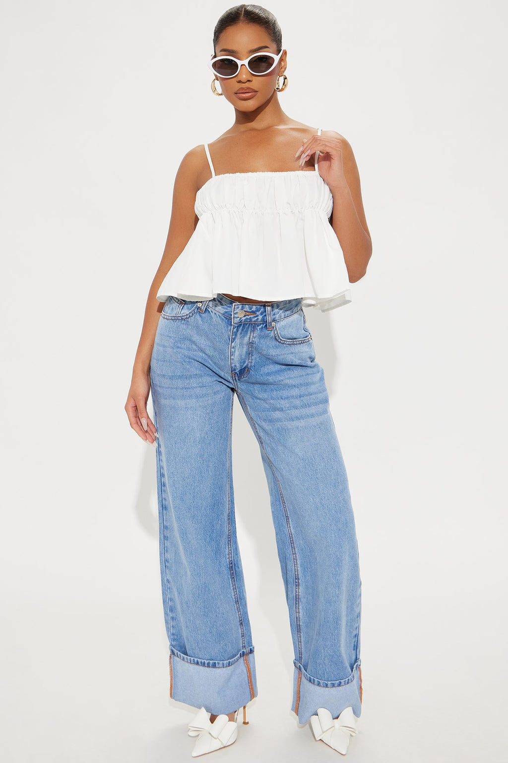 No More Promises Babydoll Top - White