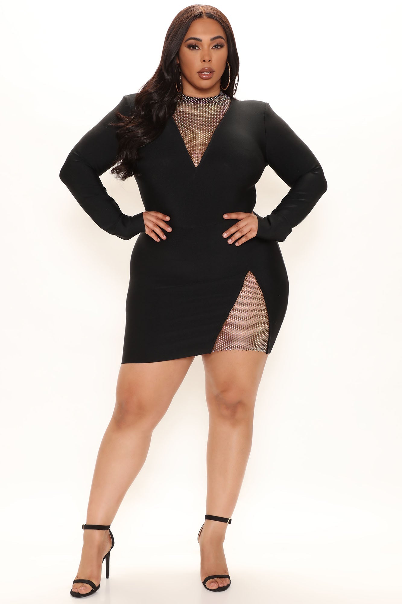 Beginning To Wonder Bandage Mini Dress - Black