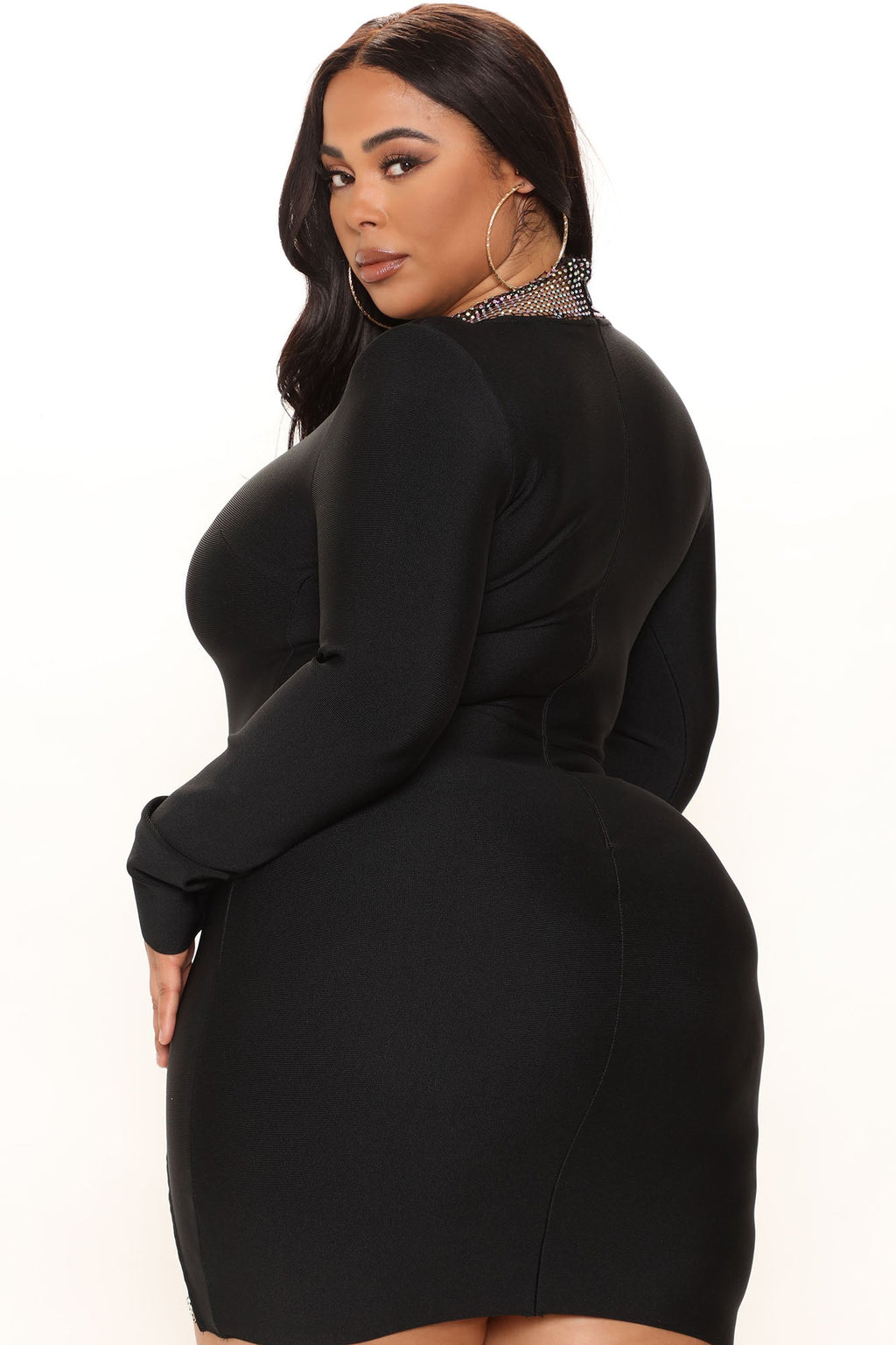 Beginning To Wonder Bandage Mini Dress - Black