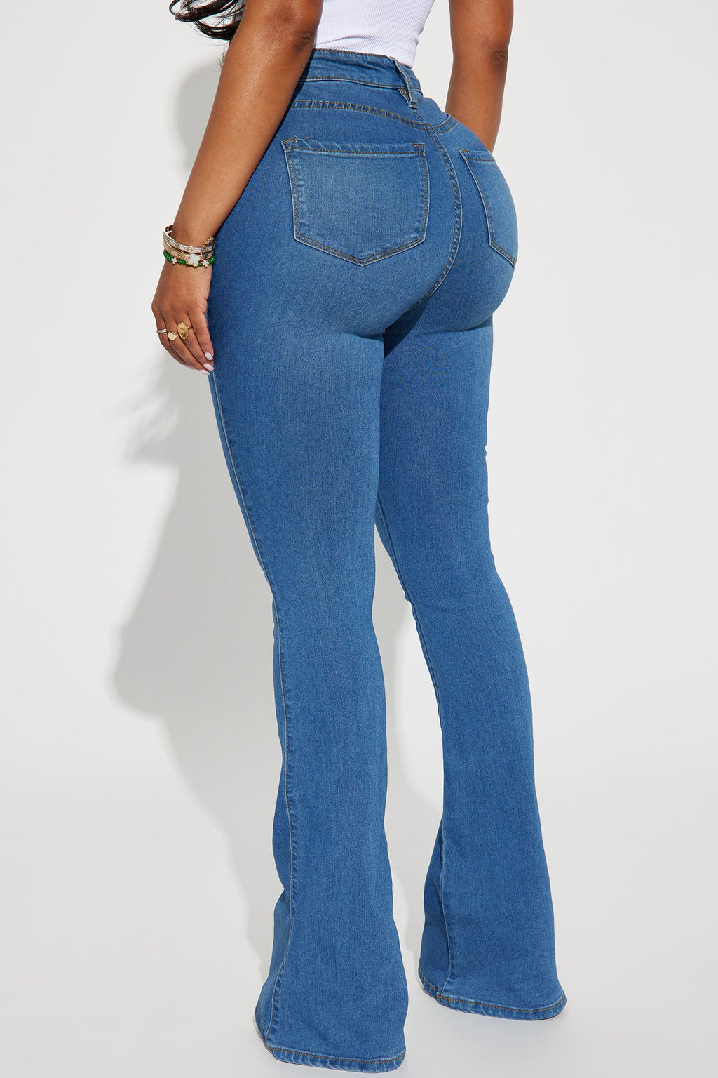 Deep In My Soul Flare Jeans - Medium Blue Wash