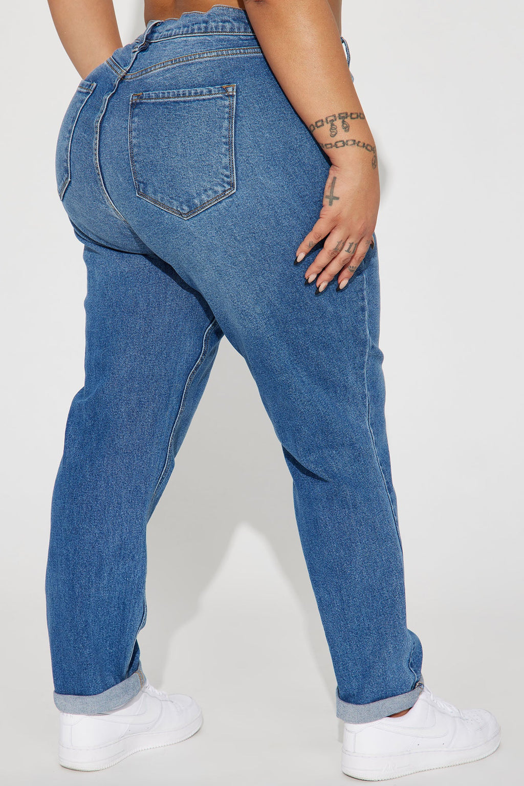I Got It From My Mama Jeans - Medium Wash