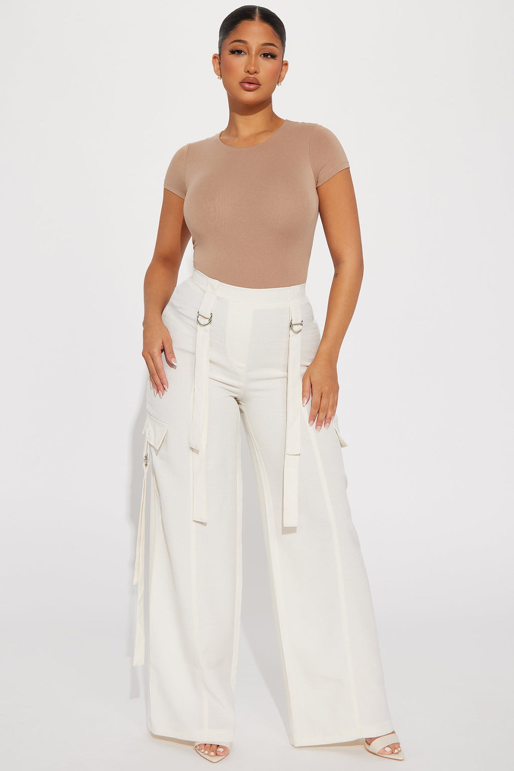 Samara Double Layered Bodysuit - Taupe