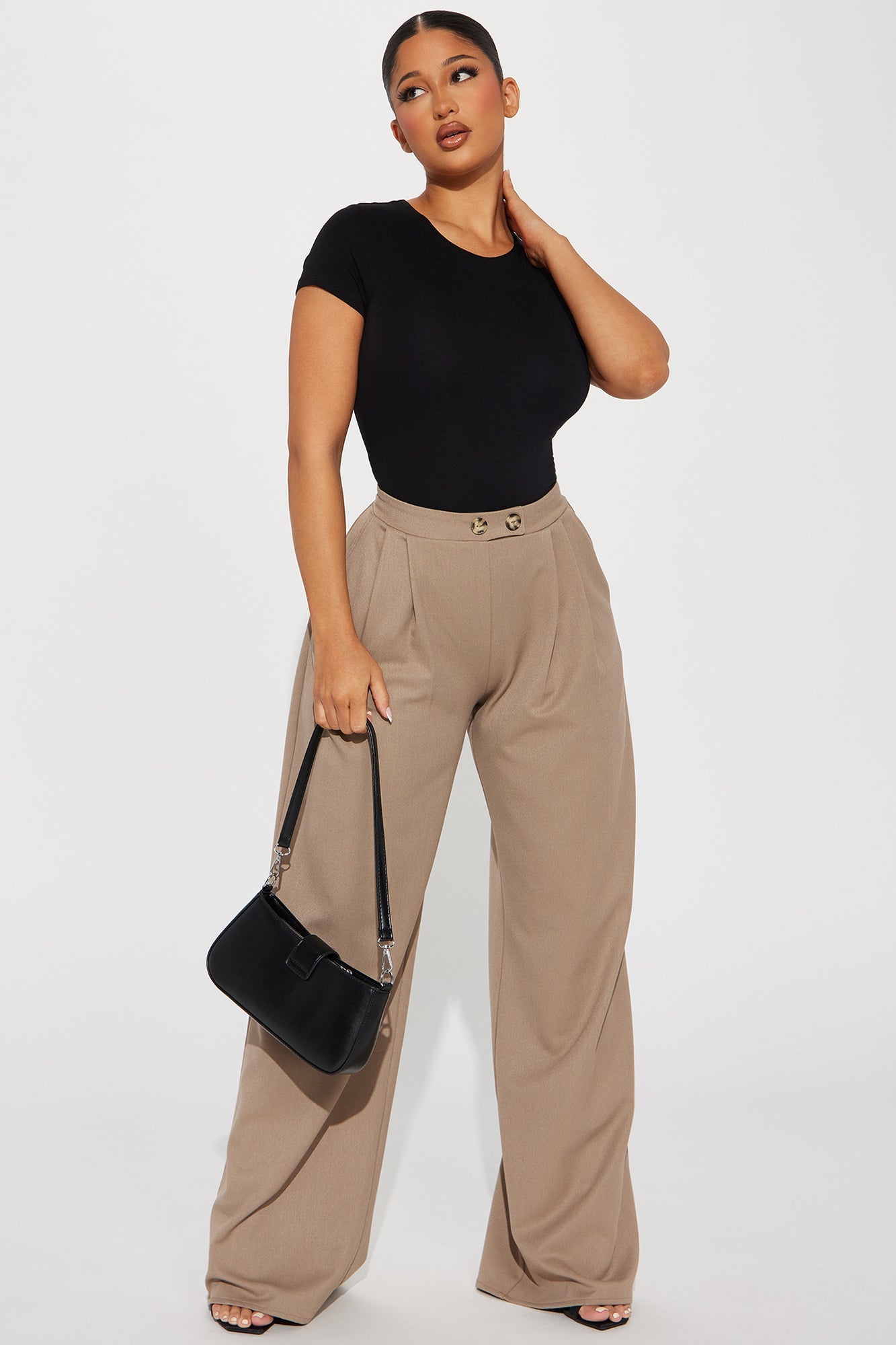 Samara Double Layered Bodysuit - Black