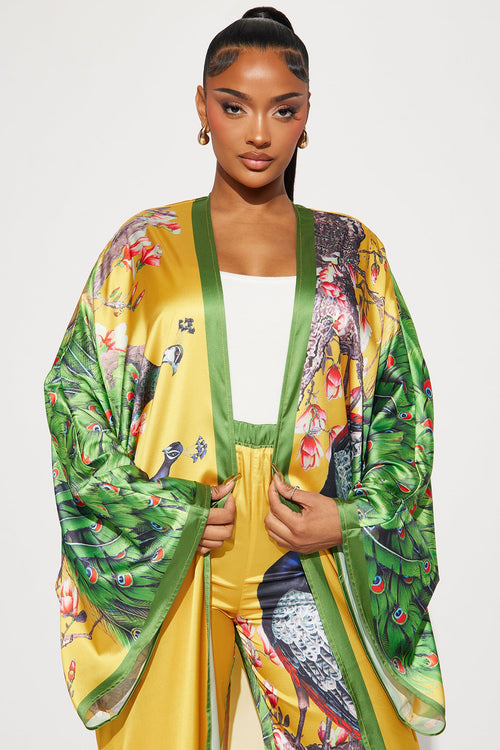 Above Status Satin Pant Set - Multi Color