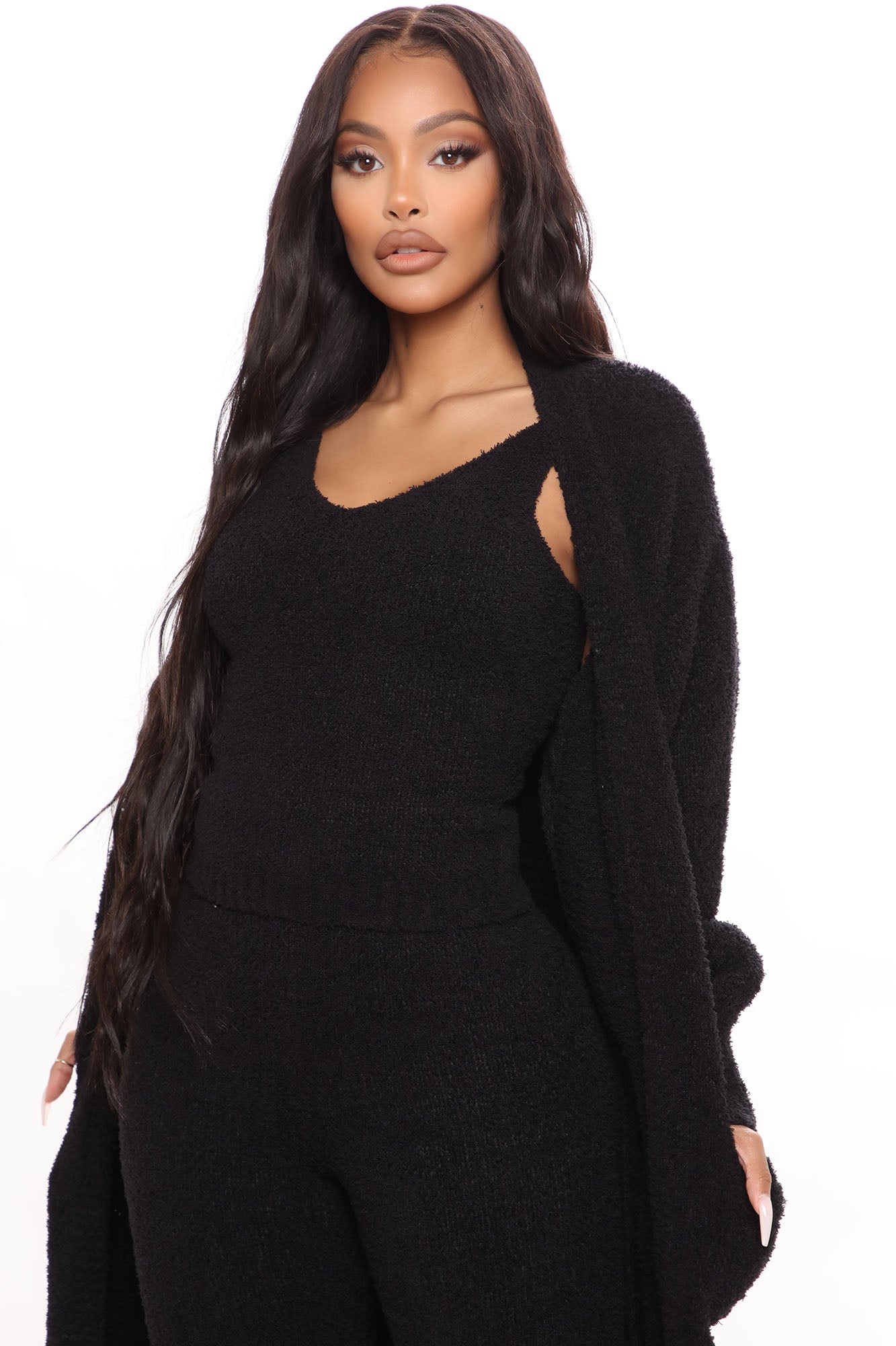 Living So Cozy 3 Piece Legging Set - Black