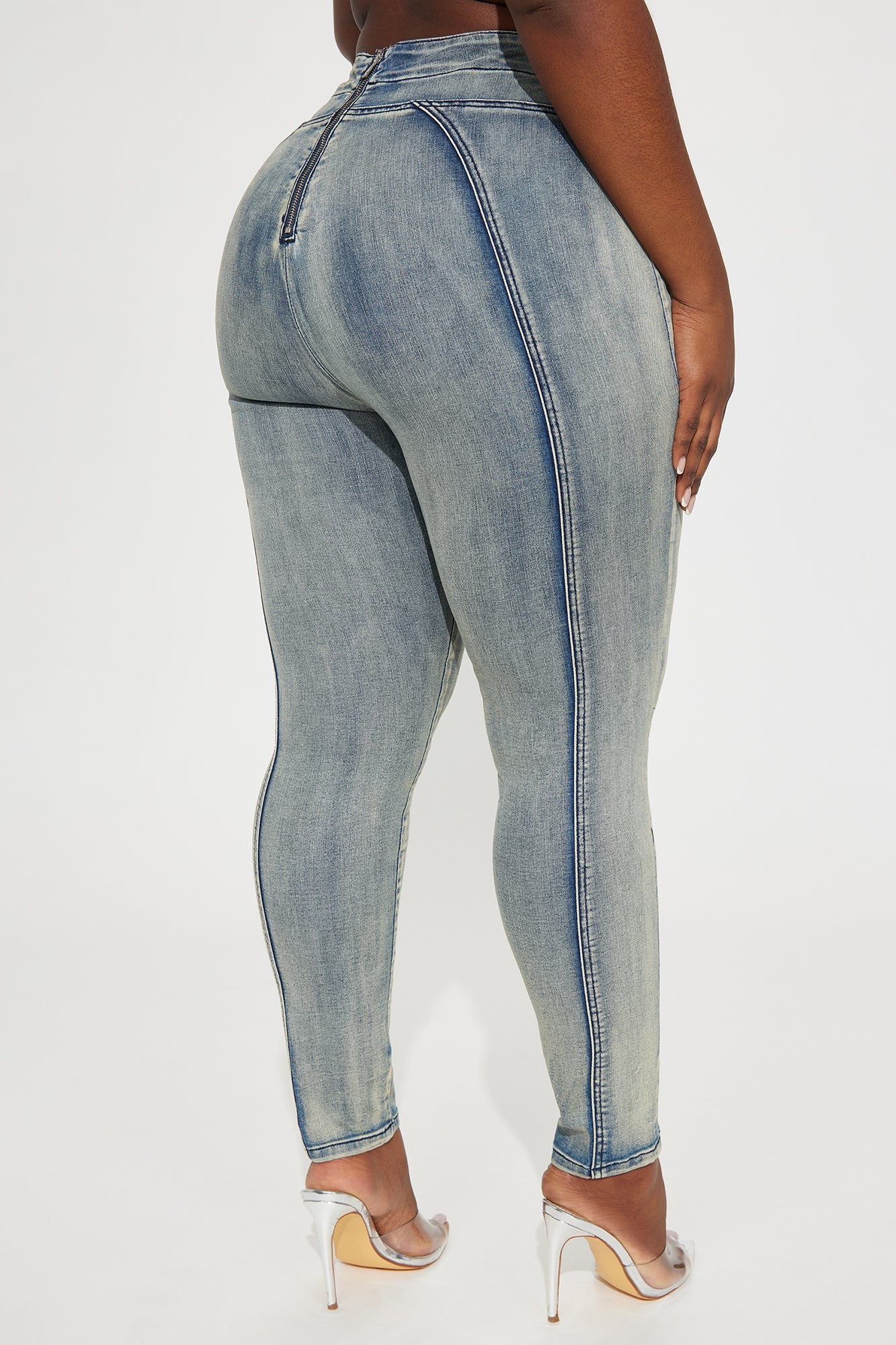 Back To You Stretch Skinny Jeans - Vintage Wash