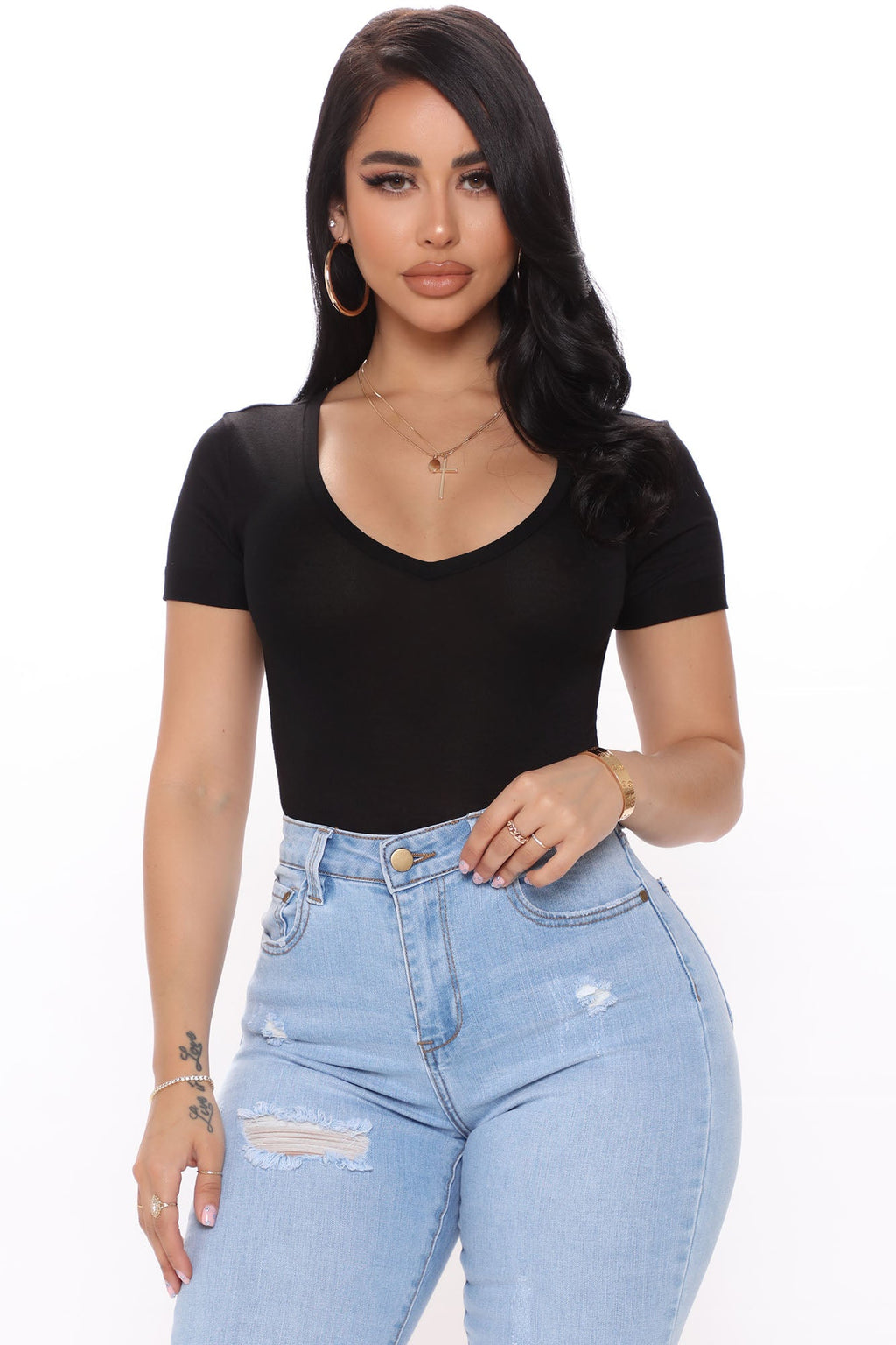 Favorite Tee Bodysuit - Black
