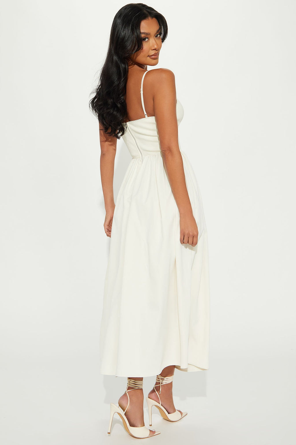 Classic Midi Dress - Cream