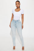 In My Prime High Waist Skinny Jeans - Light Wash