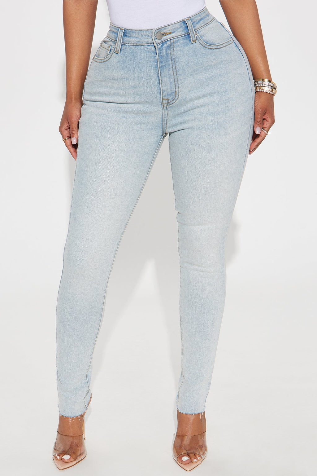 In My Prime High Waist Skinny Jeans - Light Wash