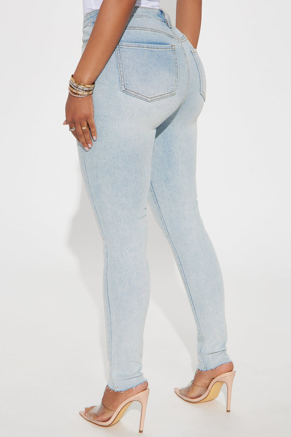 In My Prime High Waist Skinny Jeans - Light Wash