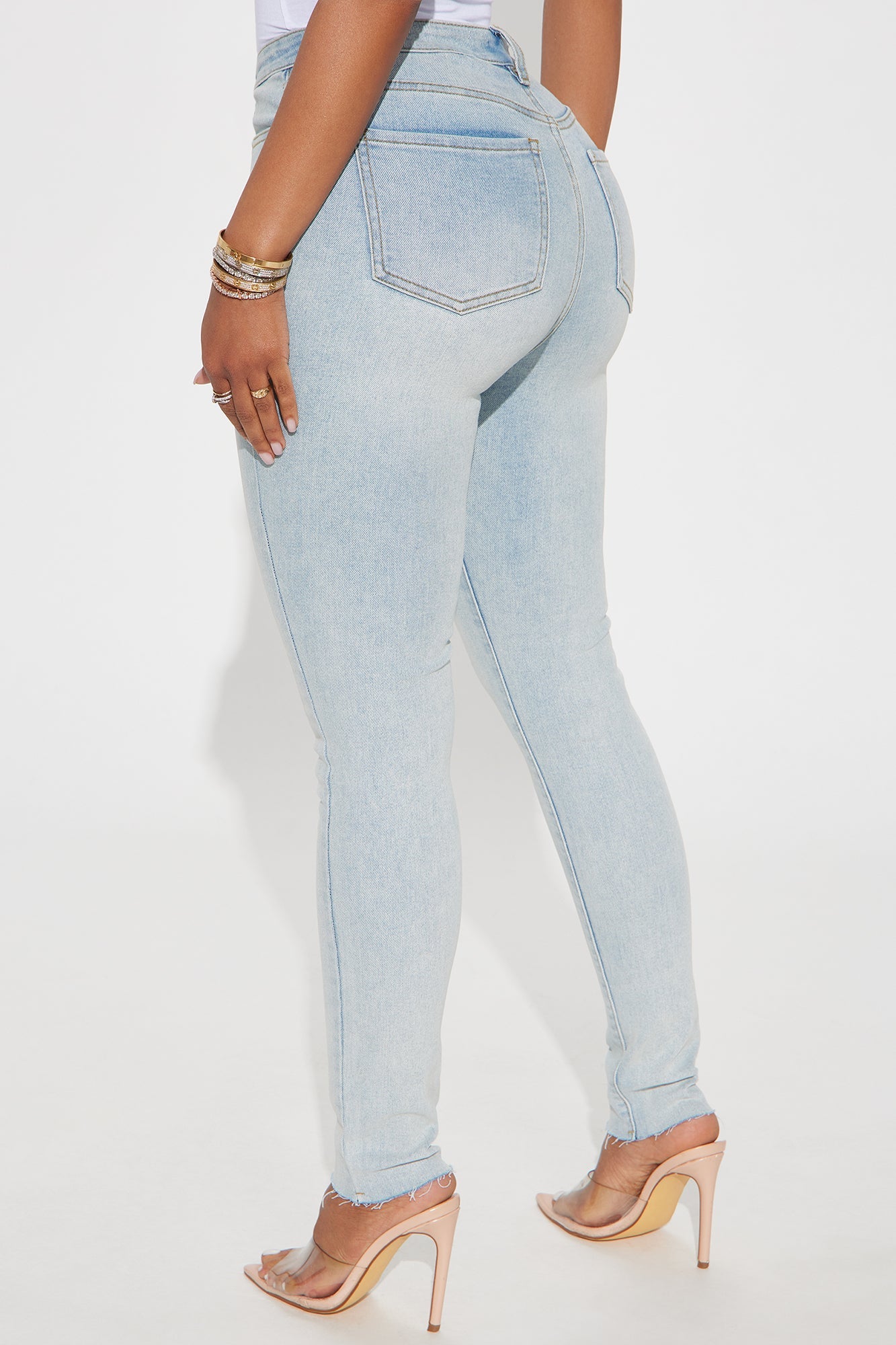 In My Prime High Waist Skinny Jeans - Light Wash