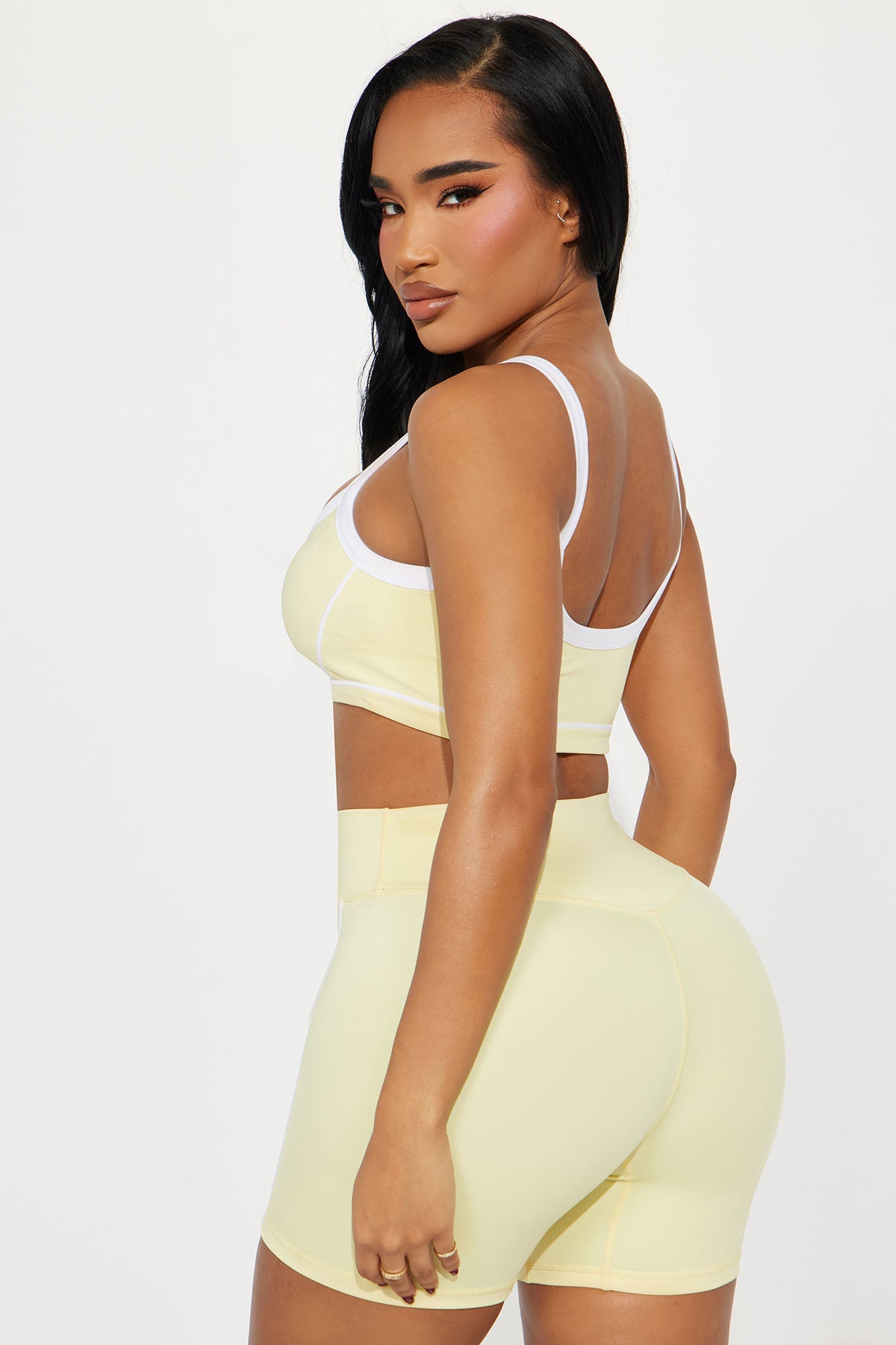 You Got Served Sports Bra - Butter Yellow