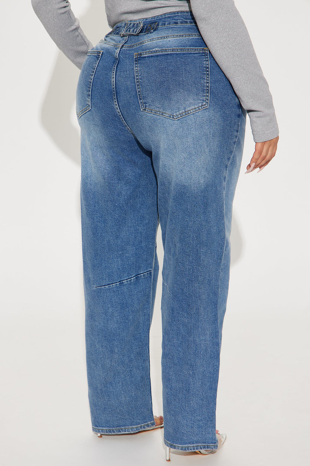 Always Pressed Baggy Jeans - Medium Wash