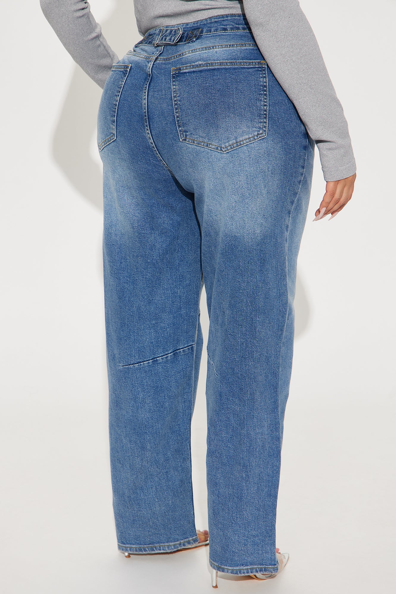 Always Pressed Baggy Jeans - Medium Wash