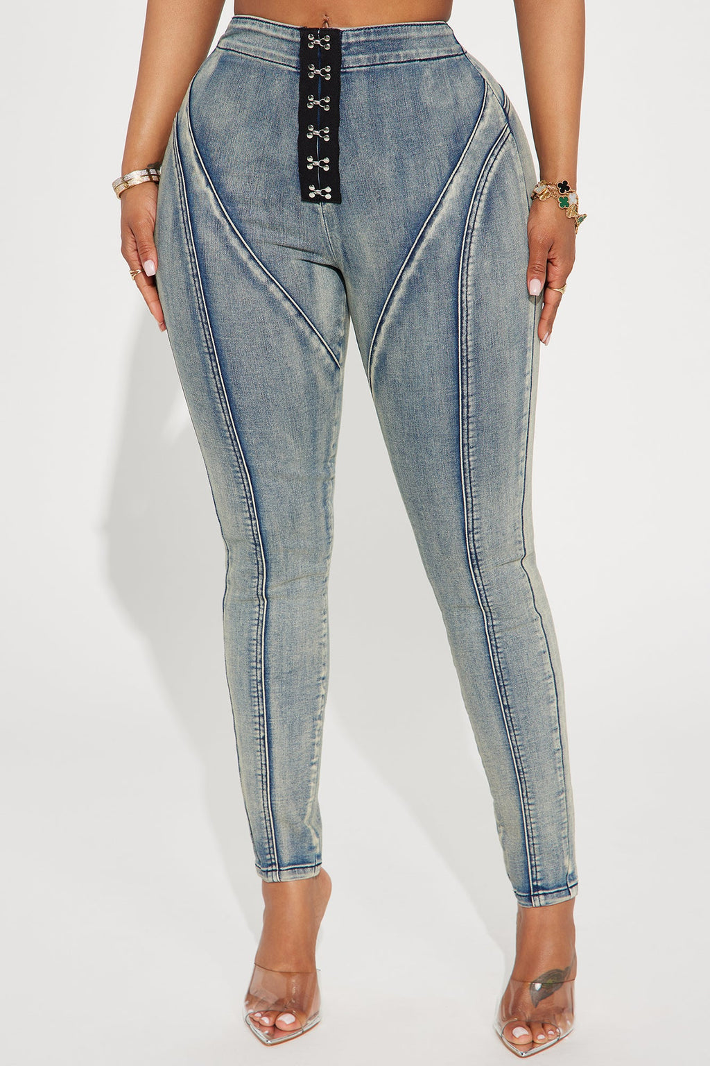 Back To You Stretch Skinny Jeans - Vintage Wash