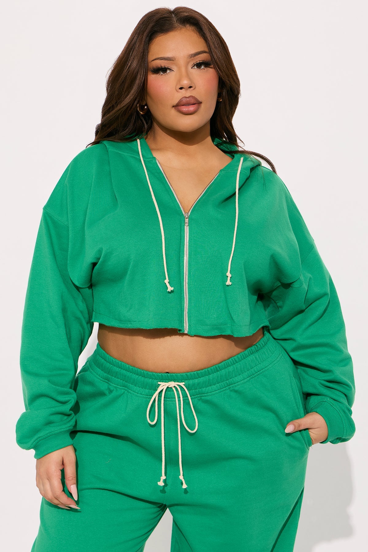 On The Way Sweatpant Set - Green