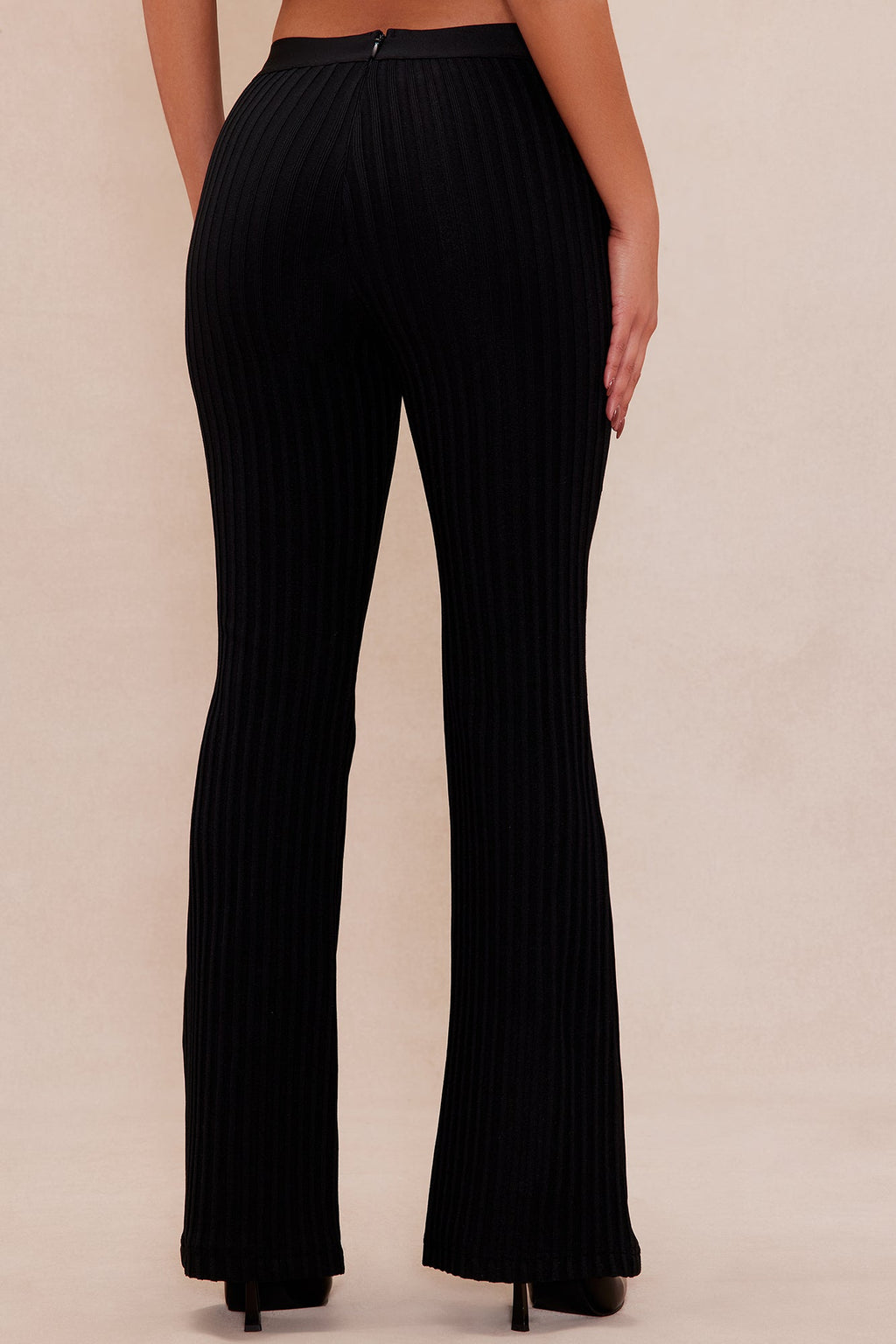 Nelly Bandage Flare Pant - Black