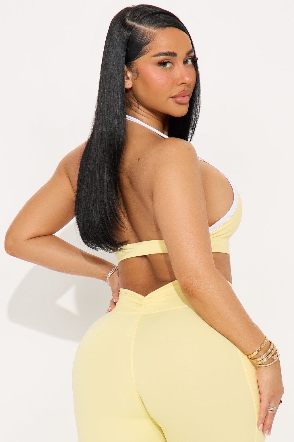 Tennis Club Sports Bra - Butter Yellow