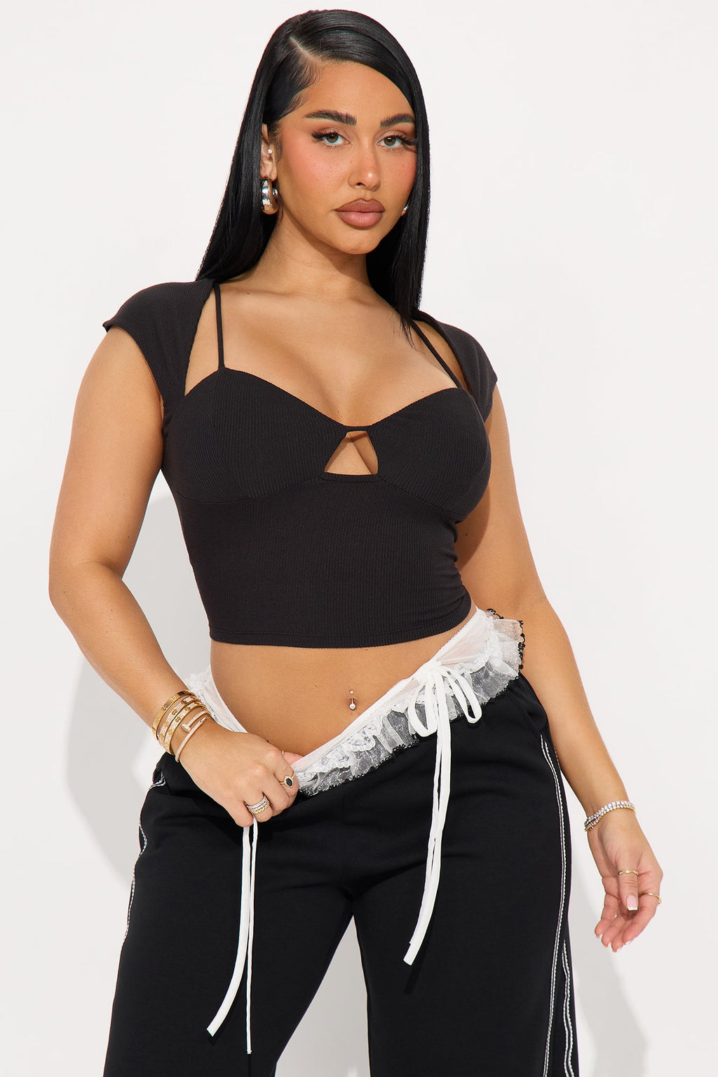 Stick With Me Top - Black