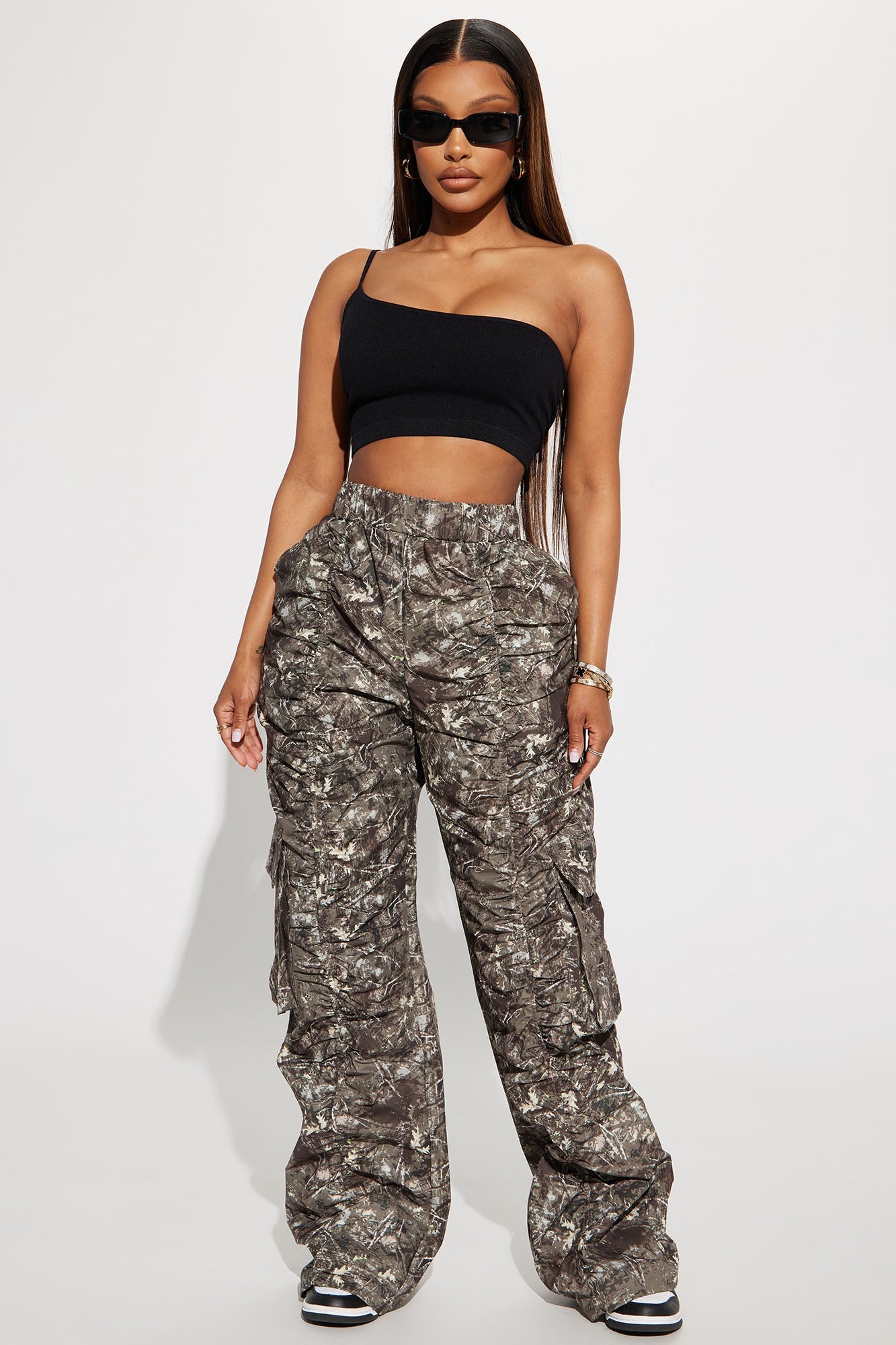 It Girl One Shoulder Top - Black