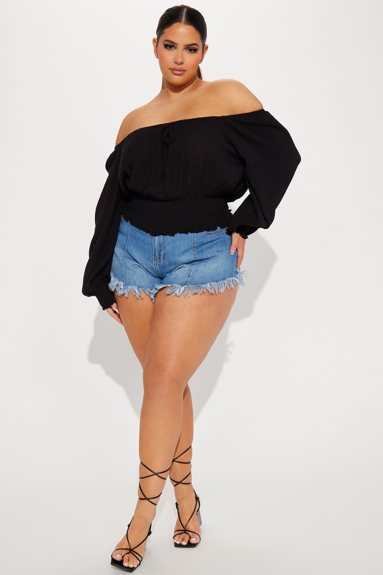 Brooklyn Crop Top - Black