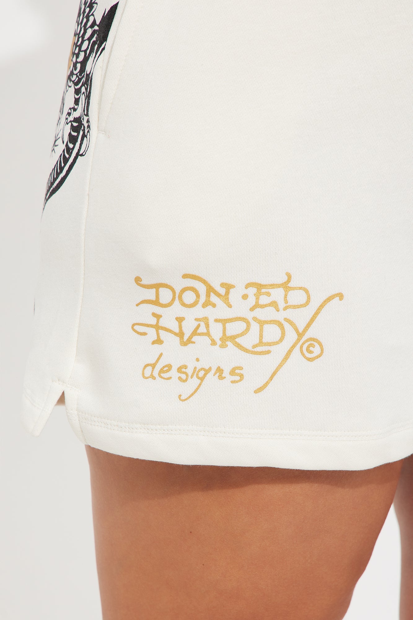 Ed Hardy Dragon Heart Short - Ivory