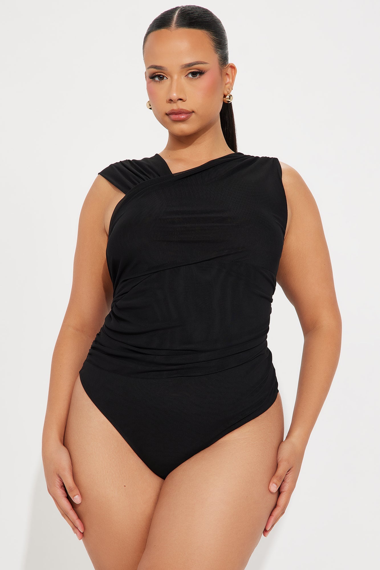 Kristen Mesh Bodysuit - Black