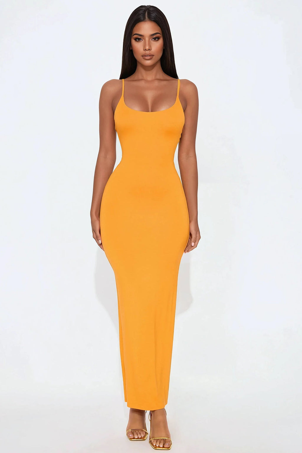 Ajay Maxi Dress - Orange