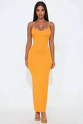 Ajay Maxi Dress - Orange
