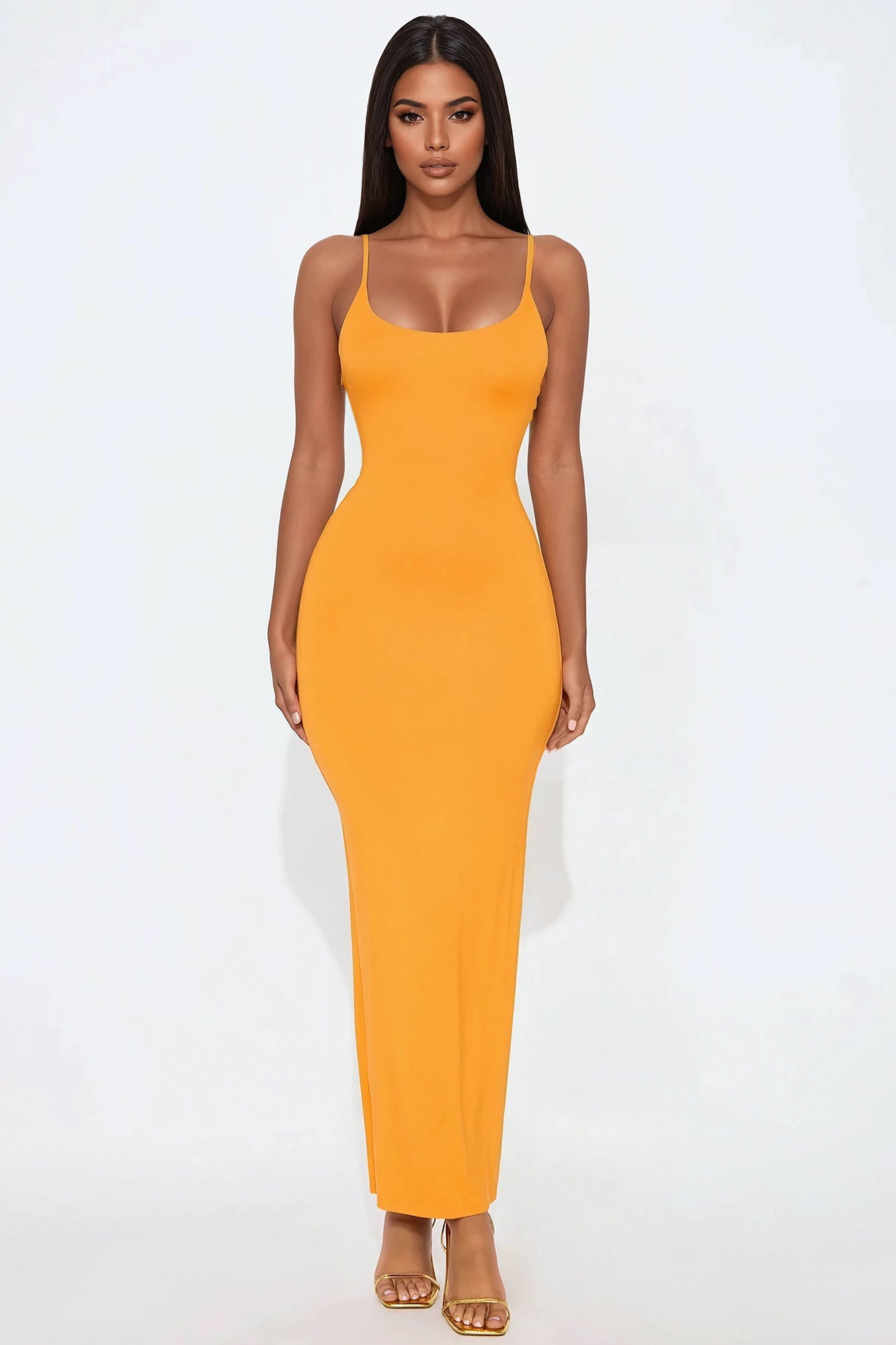 Ajay Maxi Dress - Orange
