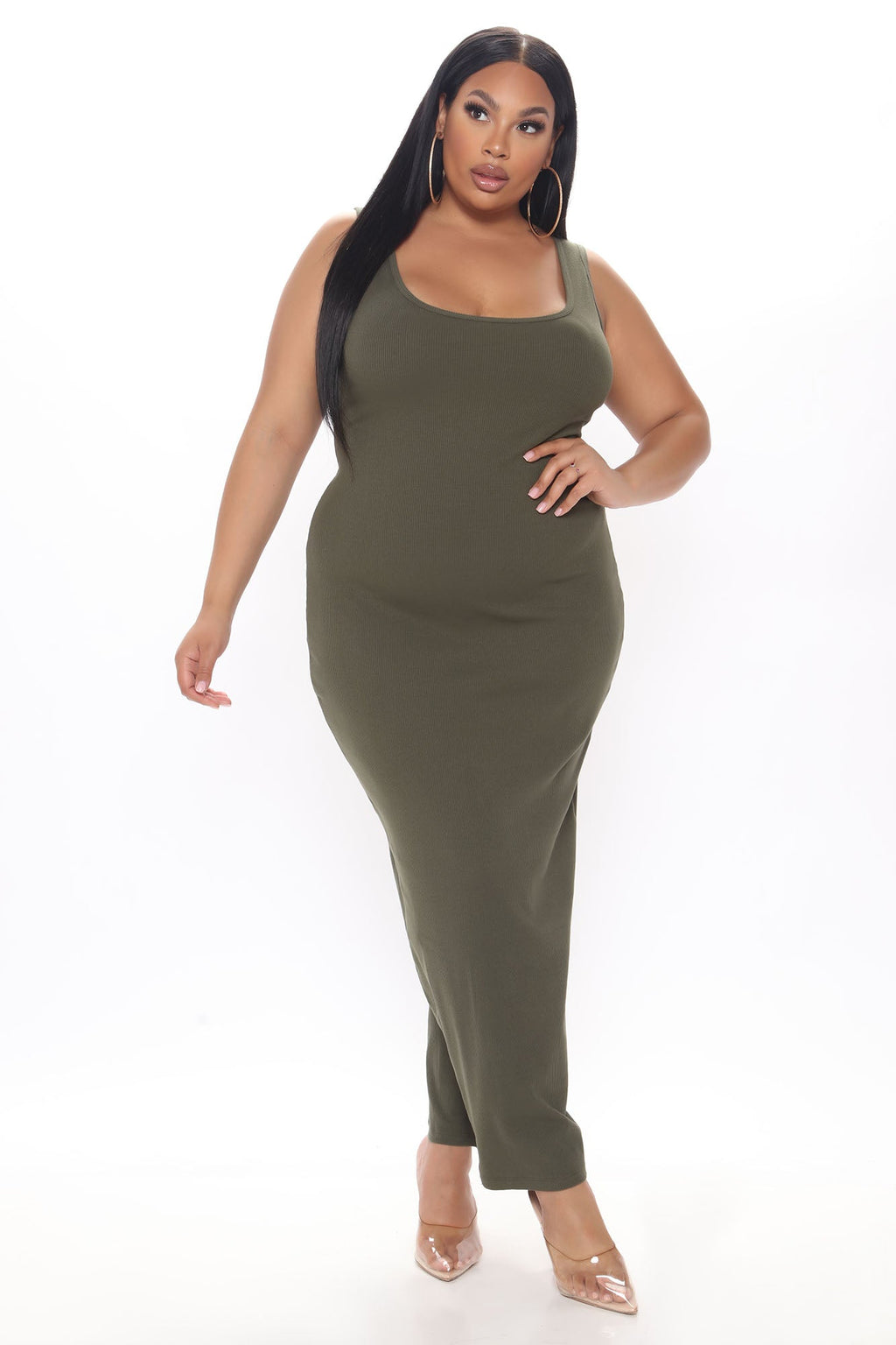 Mulberry Street Maxi Dress - Olive