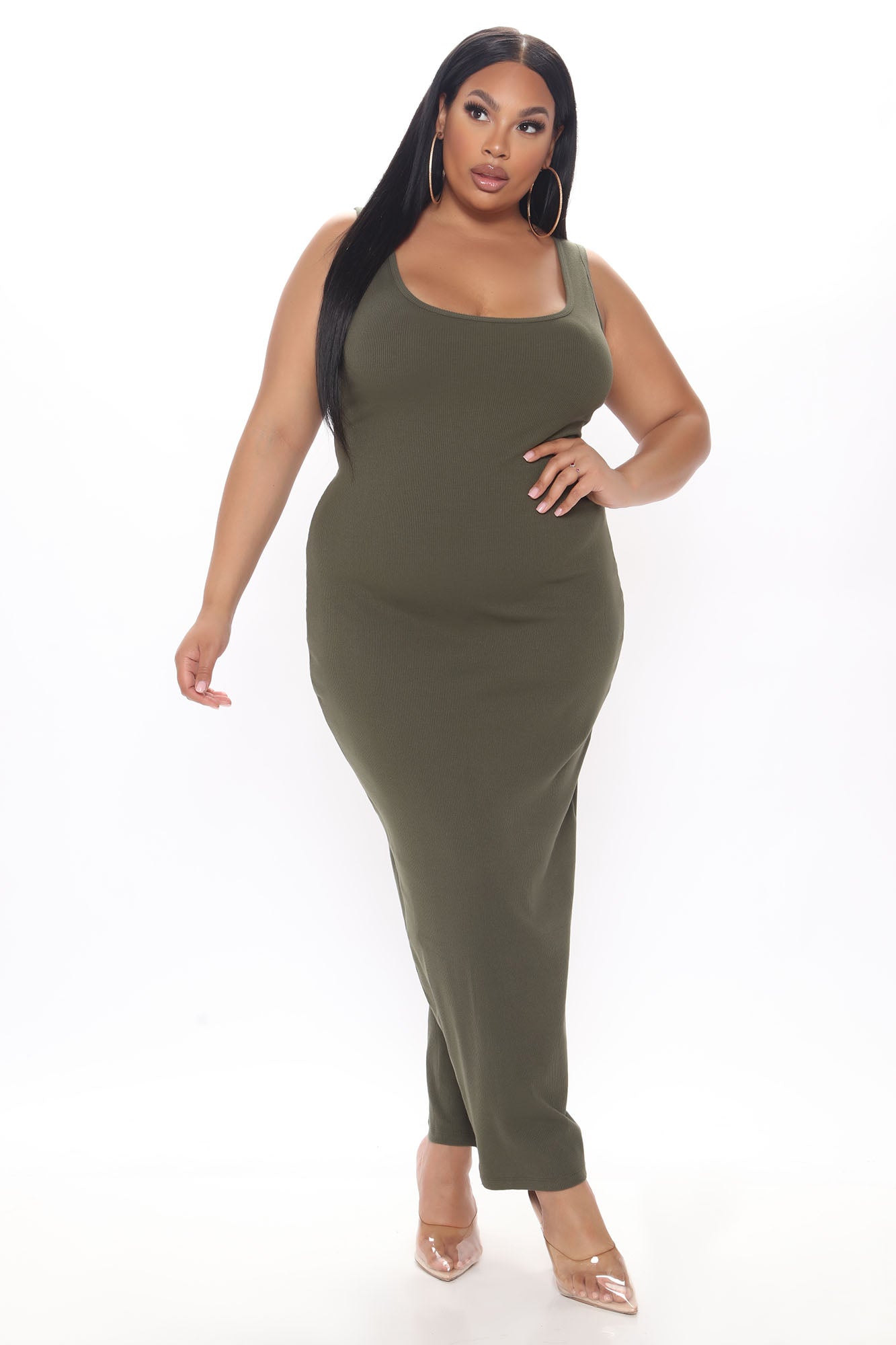 Mulberry Street Maxi Dress - Olive