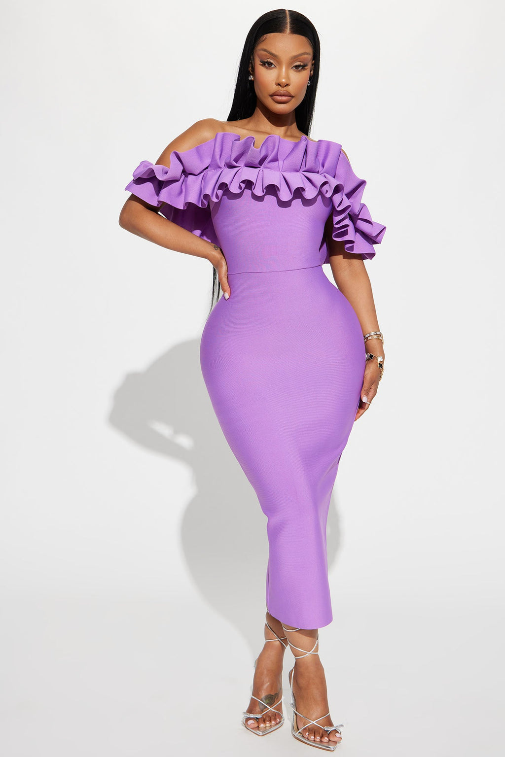 Statements Like This Midi Dress - Purple