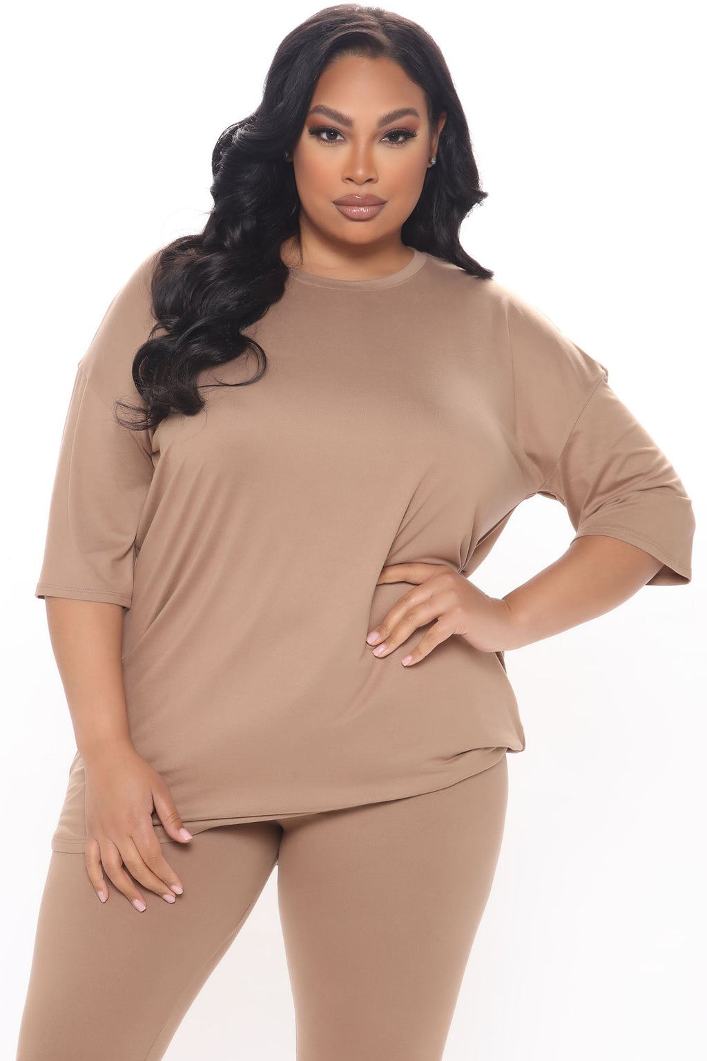 Weekend Vibes Legging Set - Mocha