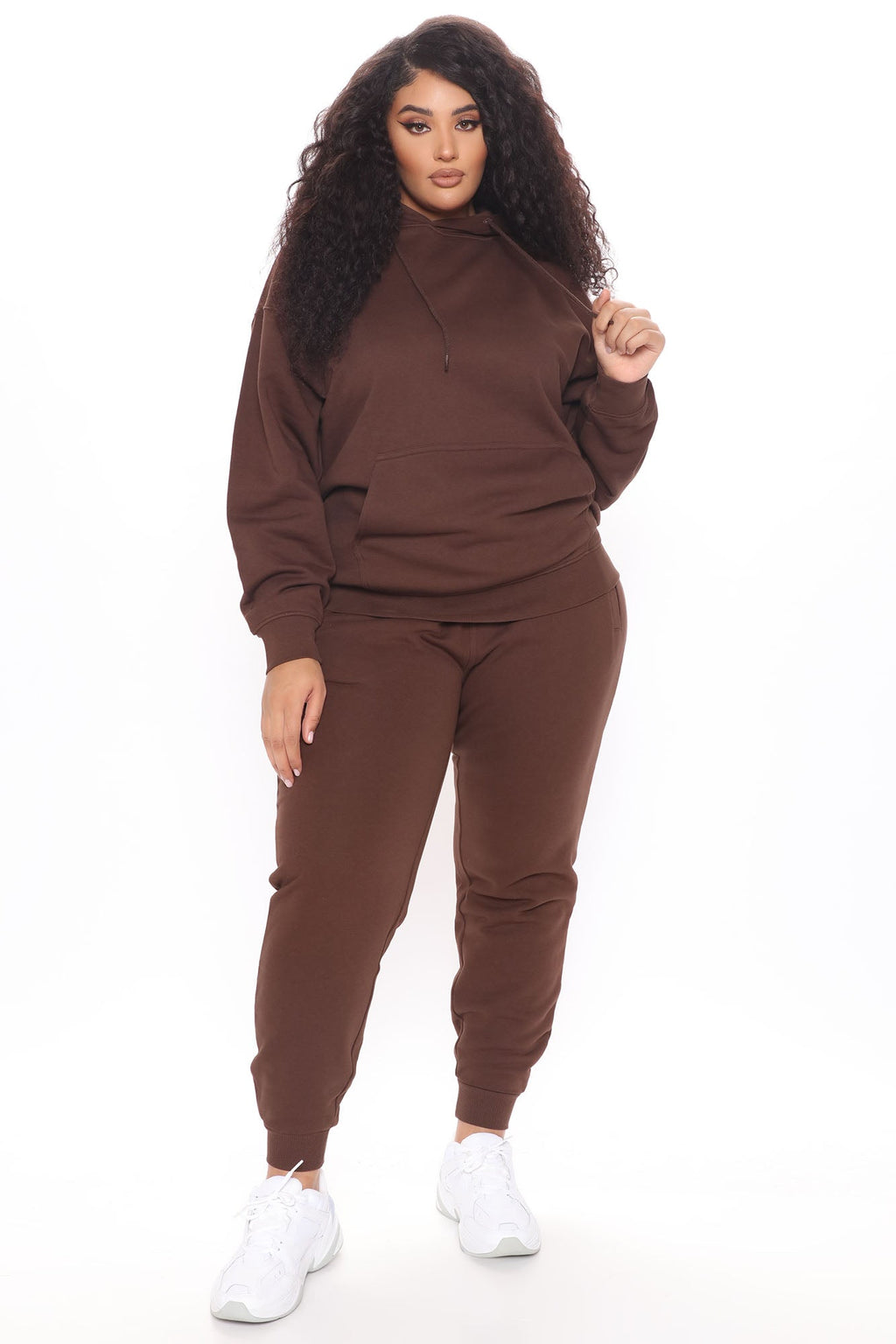 Stole Your Boyfriend's Oversized Hoodie - Chocolate