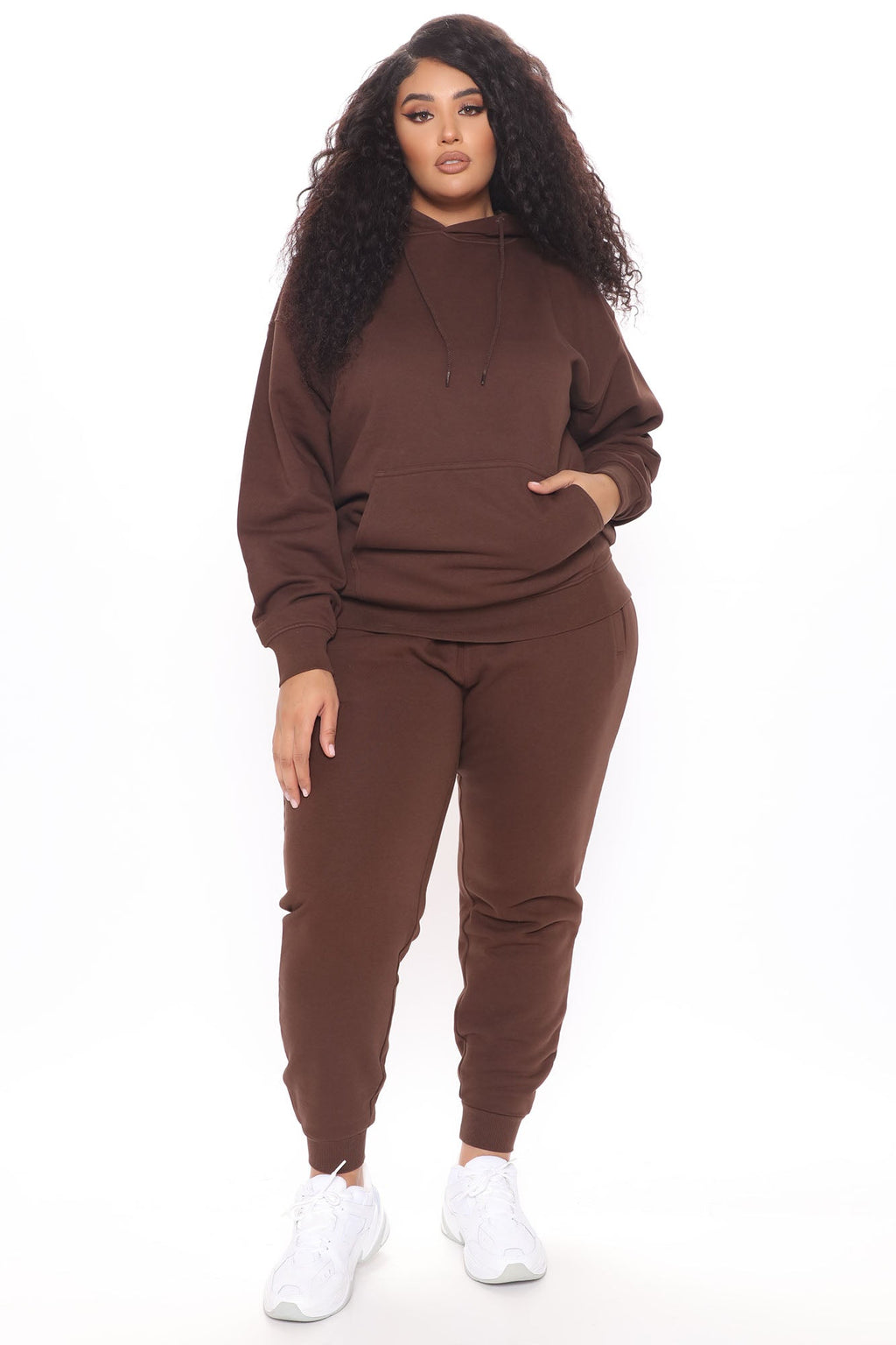 Stole Your Boyfriend's Oversized Jogger - Chocolate
